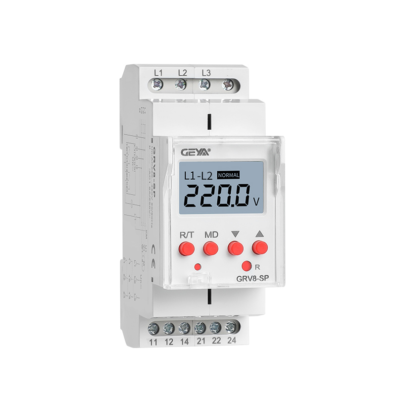 GRV8-SP帶顯示三項電壓監(jiān)控繼電器