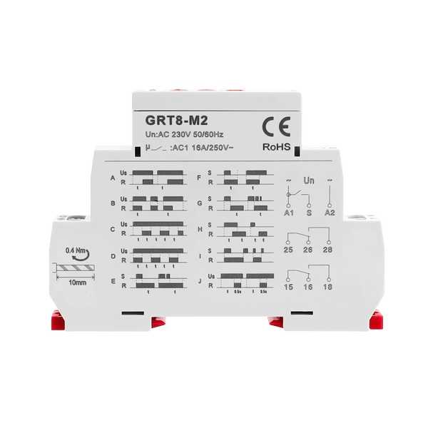 GRT8-M2-230/240多功能型時間繼電器