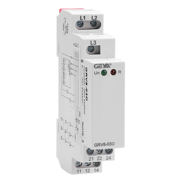 GRV8 03~08型D系列三項電壓監(jiān)控繼電器（2組輸出）